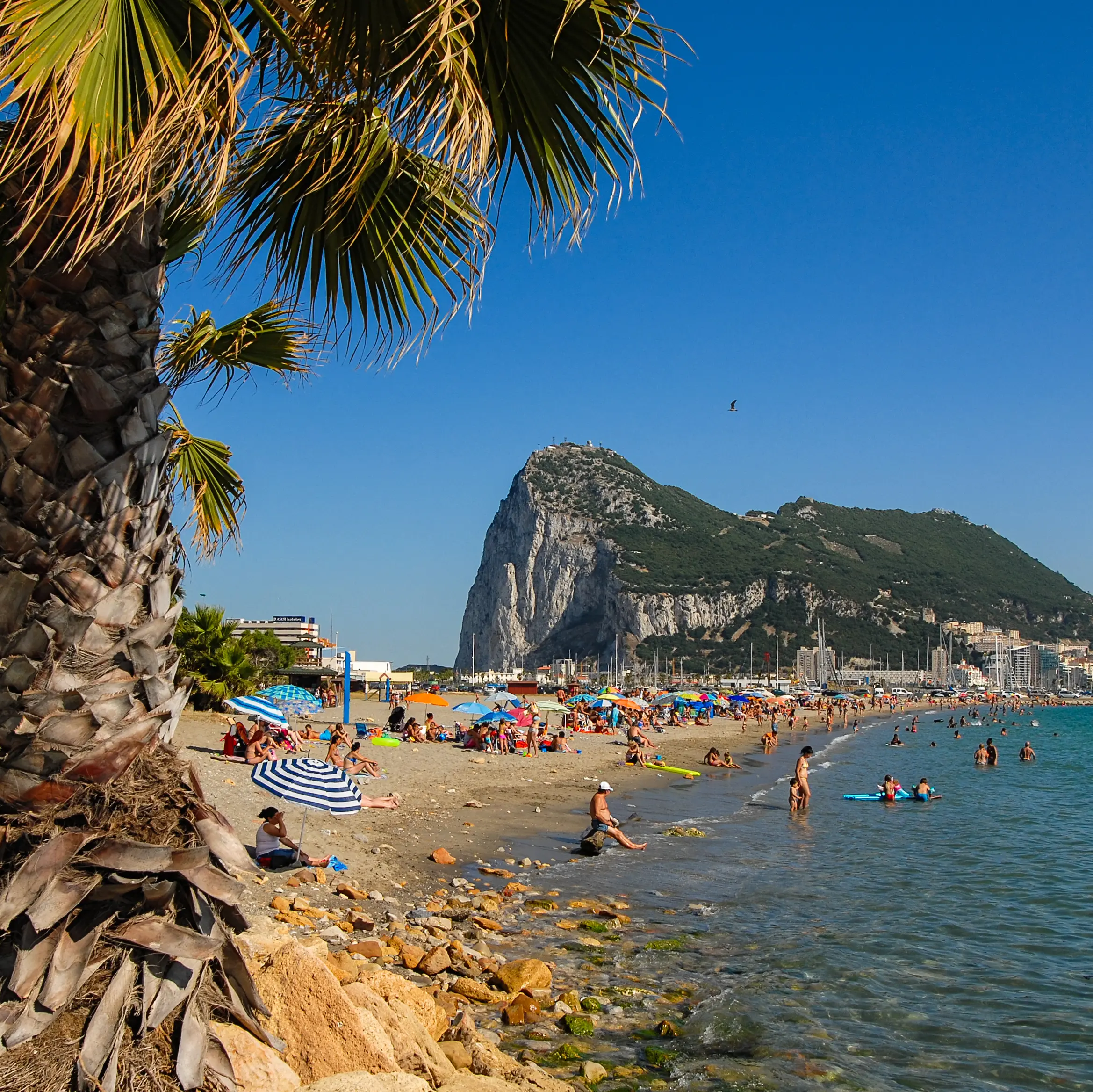 Gibraltar (33km) - This British colony is located on the southern tip of the Iberian Peninsula. You can climb or use a cable car to get to the top of the Rock of Gibraltar