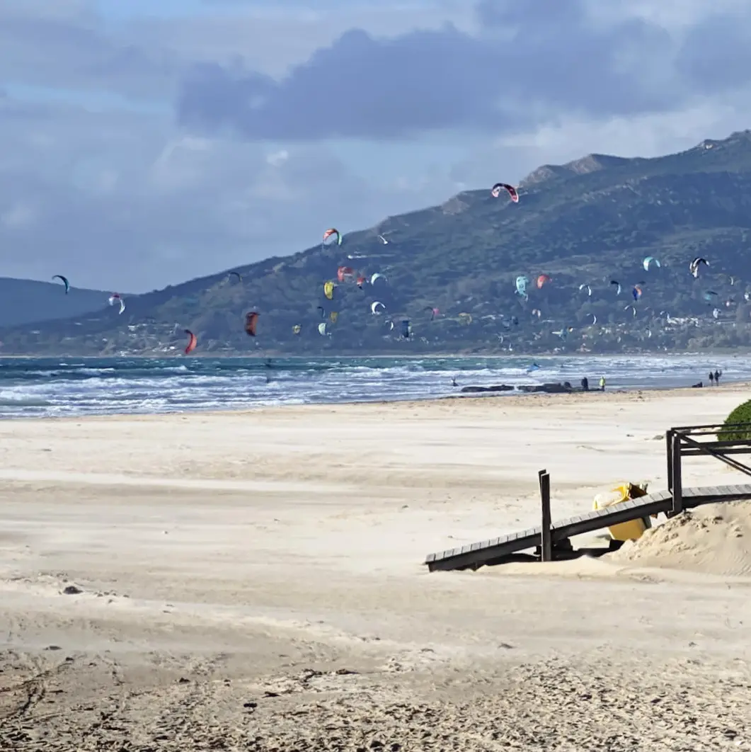 Tarifa (55km) - The city is surrounded by vast sandy beaches with a strong easterly wind, making it a great fit for all kite and windsurfing enthusiasts.